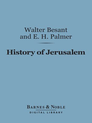 cover image of History of Jerusalem (Barnes & Noble Digital Library)
